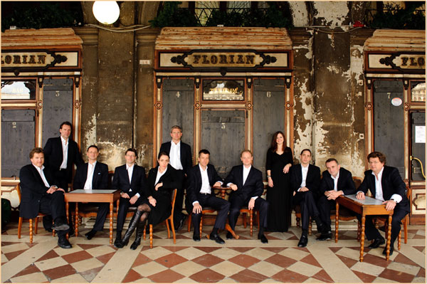 The 12 cellists of the Berlin Philharmonic Orchestra